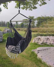 Load image into Gallery viewer, Miztli Hammock Chair Large Hammock Swing Chair Macrame Hanging Hammock Chair Outdoor Indoor-Max 500lbs-Heavy Duty and Comfort